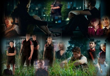 The Hunger Games characters - Clove, Cato, The Hunger Games, Rue, Glimmer, Marvel, Gale, Thresh