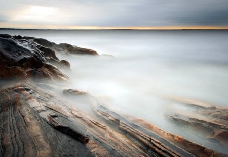 Ocean - sky, ocean, sea, clouds