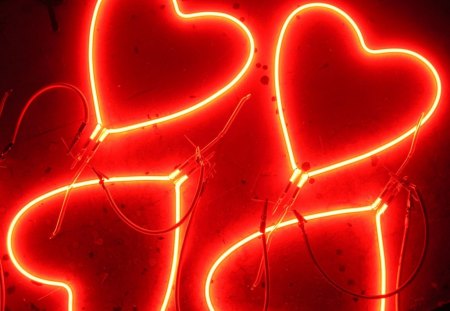 heart neon - fun, heart, nature, beautiful, girl