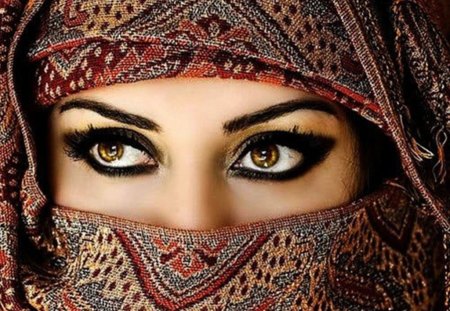 eyes - women, style, beautifu, beautiful, eyes, arabic, faces