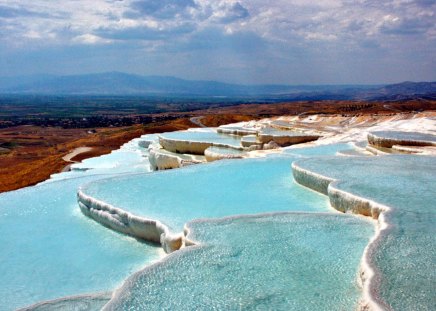 Yellowstone Formation - water, calcium, yellowstone, tiers