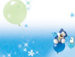 Blue Bear and Balloons