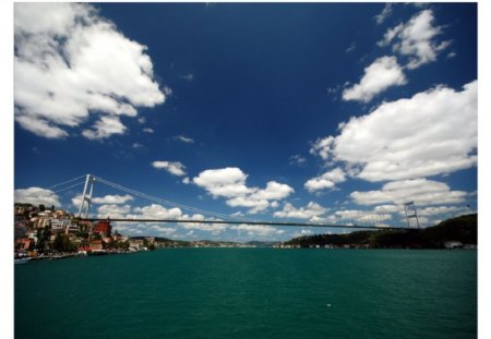 	istanbul panorama  turkey - turkey, istanbul, blue