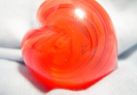 Heart - abstract, marble, heart, red