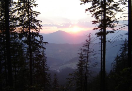 Romania-Apuseni Mountains sunrise - apuseni mountains sunrise, romania