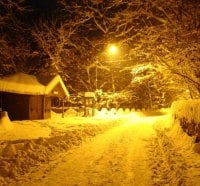 Romania-Herculane bay winter