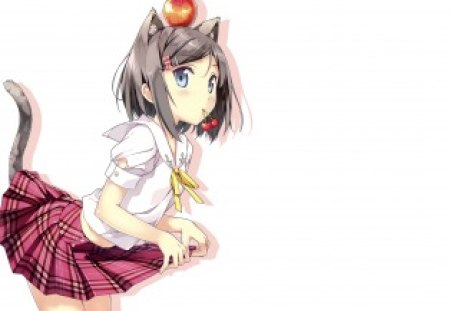 Anime - short hair, cute, skirts, Anime