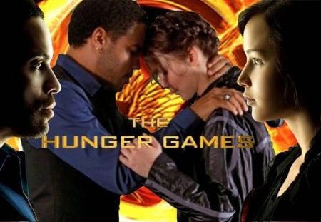 Cinna And Katniss - Lenny Kravitz, people, Cinna, The Hunger Games, movies, entertainment, Katniss, Jennifer Lawrence