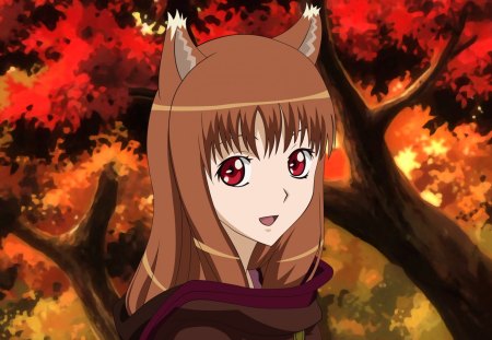 Horo - horo, fall, spice and wolf, cant think of a fourth