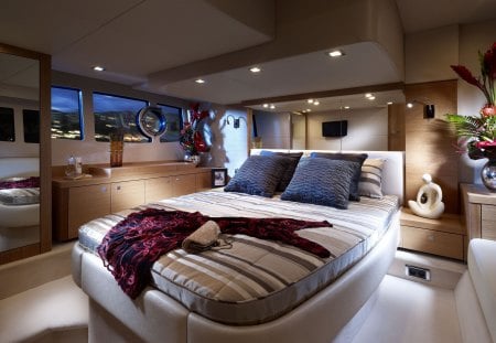 Beautiful Room - Yacht - yacht, beautiful room - yacht, ship, modern, beautiful, room, lux