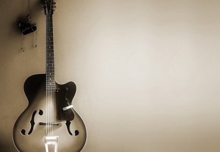 * - guitar, music, wp, photography, sepia, bw