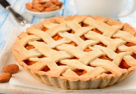 *** Peach Pie *** - food, sweets, pie, peach