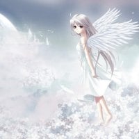 anime angel en el cielo