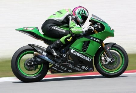 Kawasaki Ninja ZX RR - fast, champion, speed, ninja, green, kawasaki