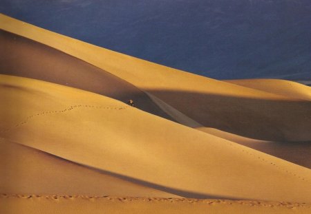 Sand dunes - dirt, sand, sky, brown