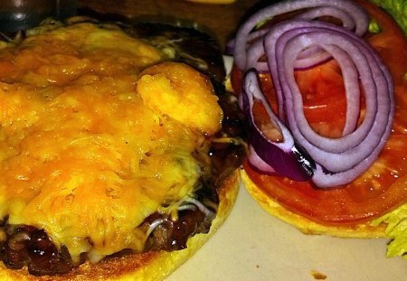 One Heckuva Burger - One Heckuva Burger, buger, cheeseburger, cheeseburg, bbq burger