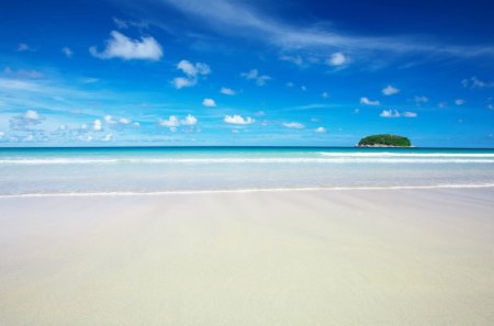 The Blue Horizon - beach, tropical, sand, ocean