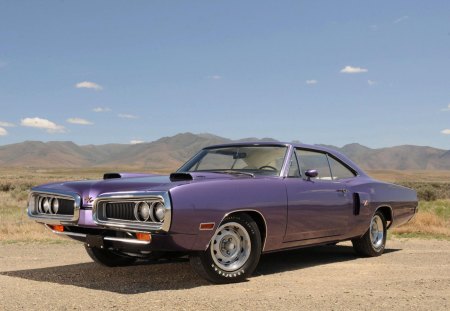 1970 Dodge Coronet HEMI RT - road, dodge, car, sky