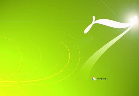 lime 7 - gloss, microsoft, windows, plain, hd, lime, simple, 7