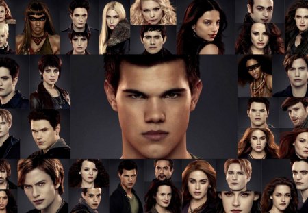 Jacob And Cast - entertainment, movies, twilight saga, breaking dawn