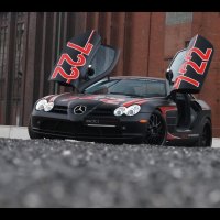 mercedes benz slr black arrow