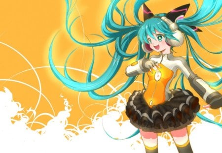 ~Hatsune Miku~ - black tutu, pretty, vocaloid, anime, hatsune miku