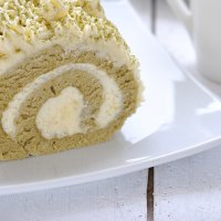 *** Pistachio roulade and coffee ***