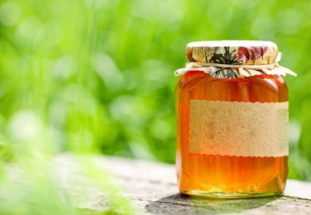 *** Jar of honey *** - food, honey, sweets, jar