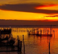 DUSK at FISHING SPOT