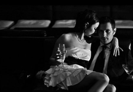 ♥ - black, white, beautiful, photography, -Couples