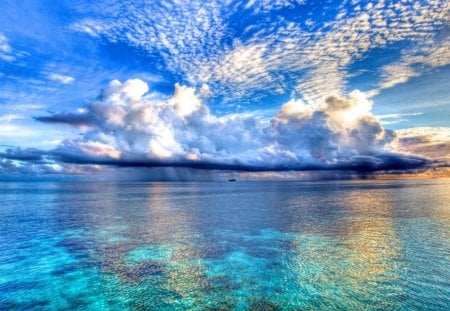 Shades Of Blue - ocean, sea, tranquil, blue