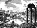 Piranesi - View of Roman Forum toward Coliseum