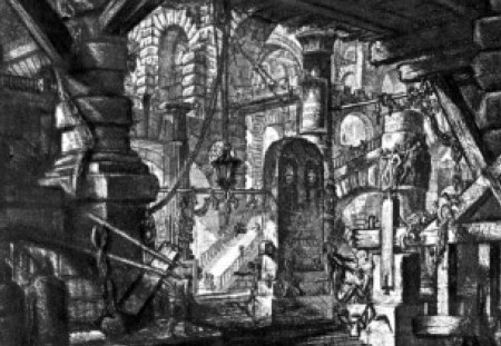 Piranesi - Fantastic Prison - Fantasy, Eighteenth Century, Engraving, Italian