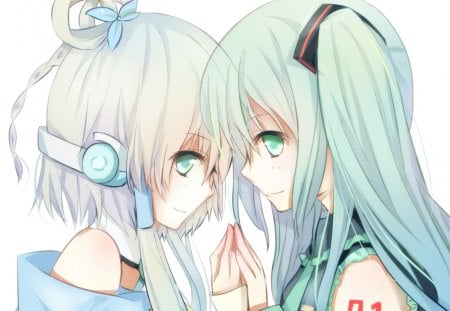 Vocaloid - fun, tears, music, shine, game, tv, manga, hatsune miku, sexy, anime girls, melody, song, long hair, blood, war, cry, vocaloid, friends, memories, huge, new, jpn, dress, sky, water, broken heart, rose, miku append, fantasy, brown hair, protect, idol, classic, miku, cute, miss you, ice, love, girl, twintails, numbers, cg, volcaloid, fight, play, wall, headphones, smile, flowers, friendship