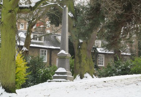 The Needle - winter, monuments, snow, memorials