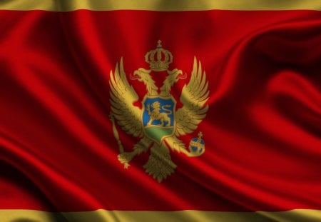 Montenegro - montenegro, flag, country, satin