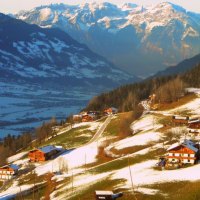 aschau im zillertal in the austrian tyrol