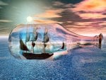 Ship in a bottle