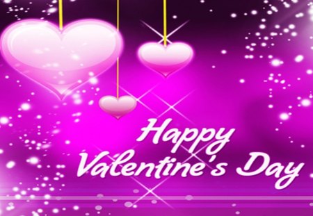 Happy Valentine's Day Morenita ! - love, hearts, romantic, pink, valentines day, valentine