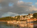 lovely seaside town of jelsa croatia