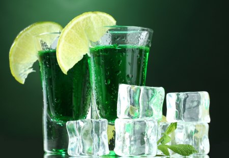 Drinks - Lemon, photo, Drinks, Green