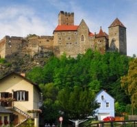 romanesque castle in hardegg austria