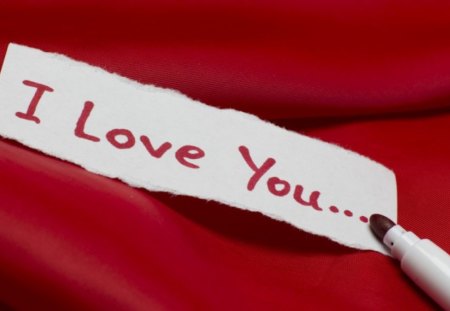 â™¥~ Note ~â™¥ - note, love, valentine, red