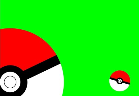 Pokemon Pokeball Green - green, pokemon, pokeball, simple