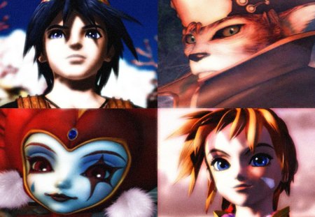 Chrono Cross Main 4 (Light) - Harle, Serge, Kid, Lynx, Chrono Cross