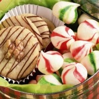 Box of cookies and candies