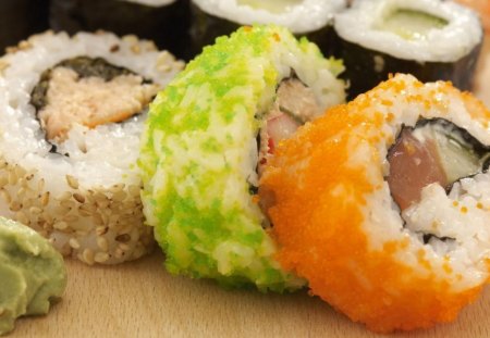 Japanese Cuisine - sushi, cavier, food, wasabi, cuisine