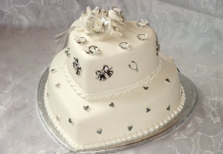 Wedding cake - cake, desserts, wedding cake, sweet, food