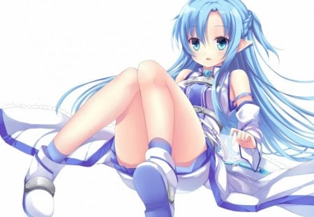 Anime - cute, long hair, Anime, sword art online