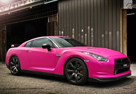 Nissan GTR - Nissan, Cars, Cool, Fast, Pink